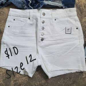 High waisted Jean shorts